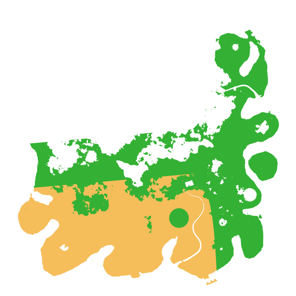 Biome Rust Map: Procedural Map, Size: 4000, Seed: 1254521