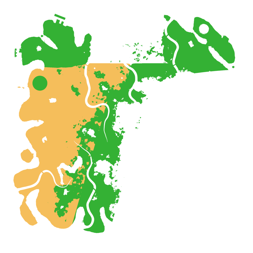 Biome Rust Map: Procedural Map, Size: 4500, Seed: 1617538