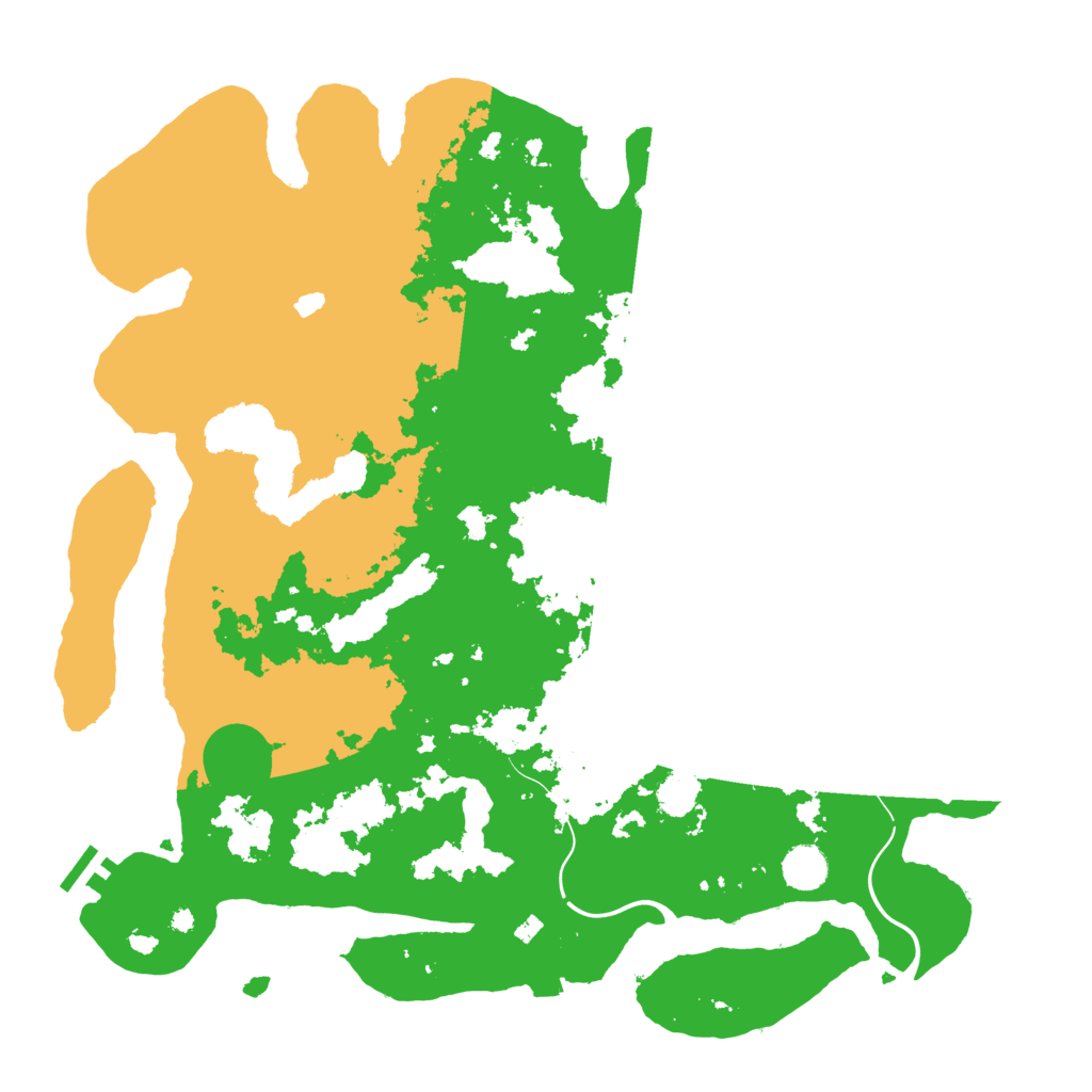Biome Rust Map: Procedural Map, Size: 4250, Seed: 1279343453