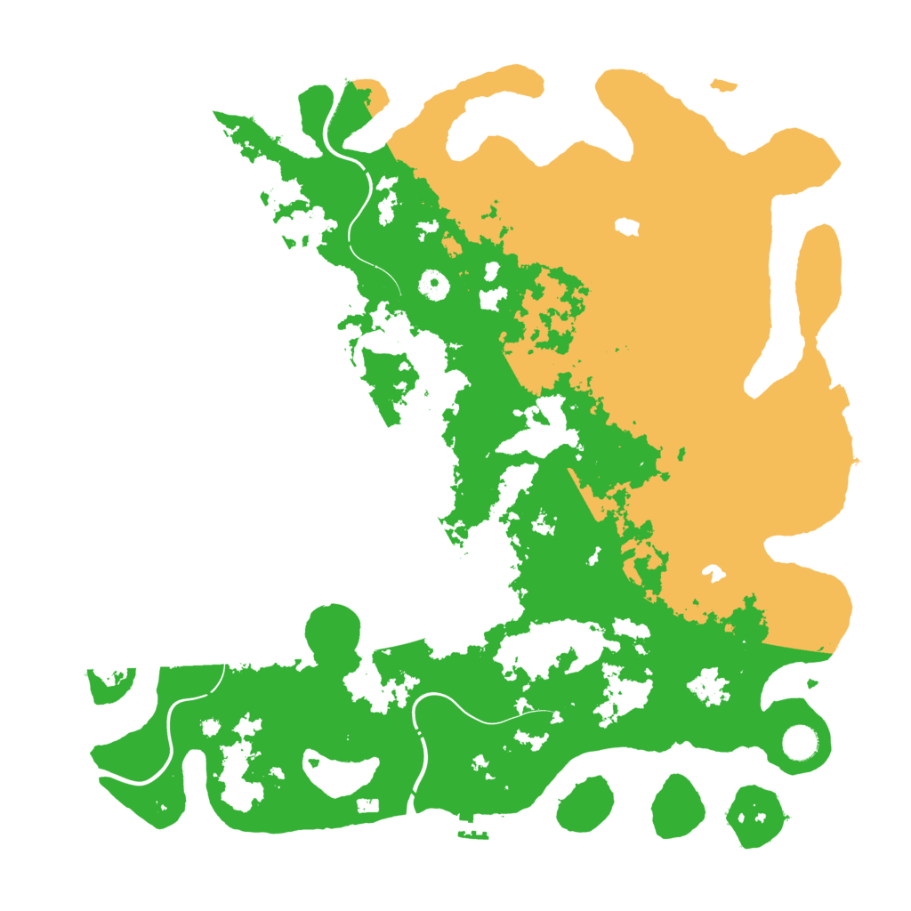 Biome Rust Map: Procedural Map, Size: 4500, Seed: 339401048