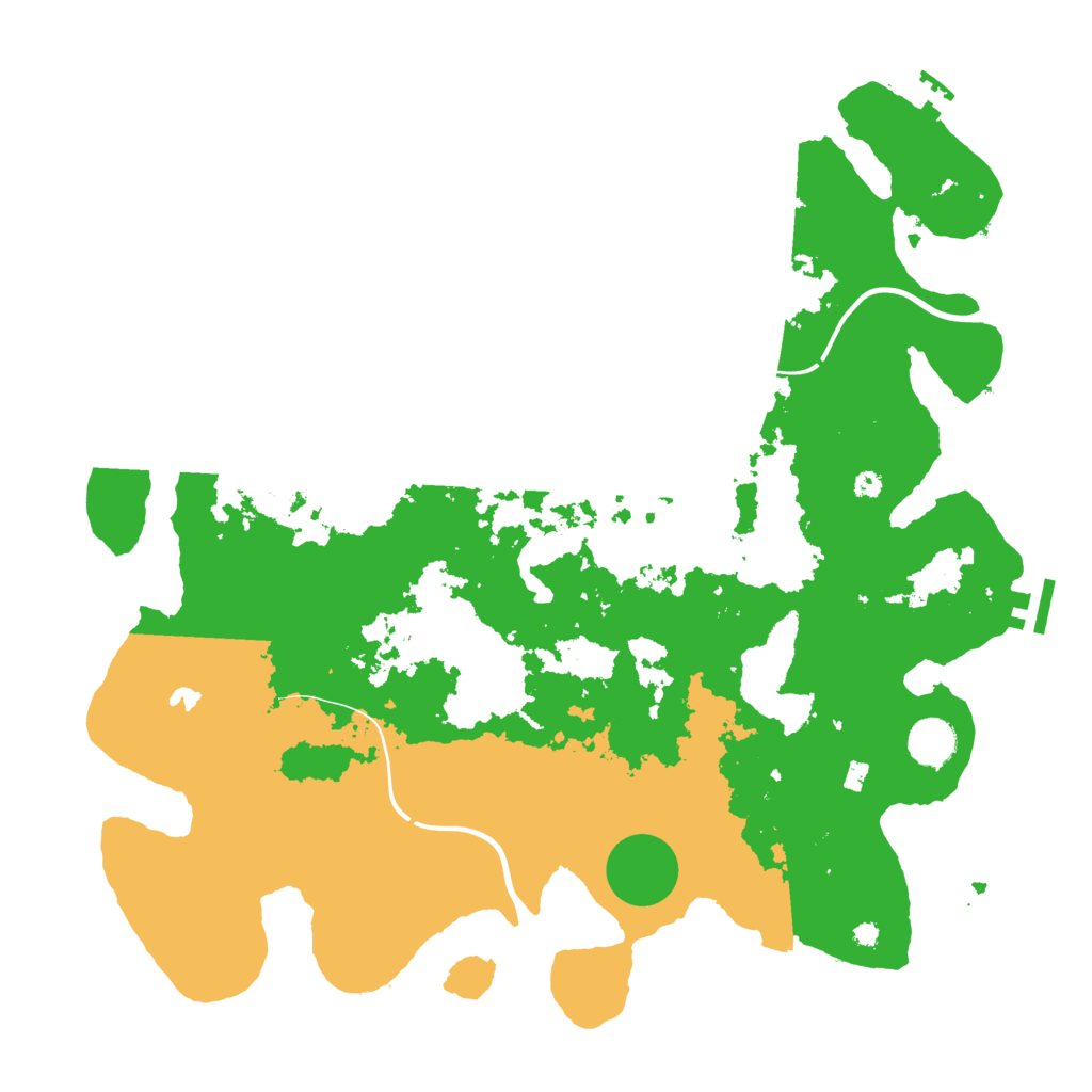Biome Rust Map: Procedural Map, Size: 4000, Seed: 860215053