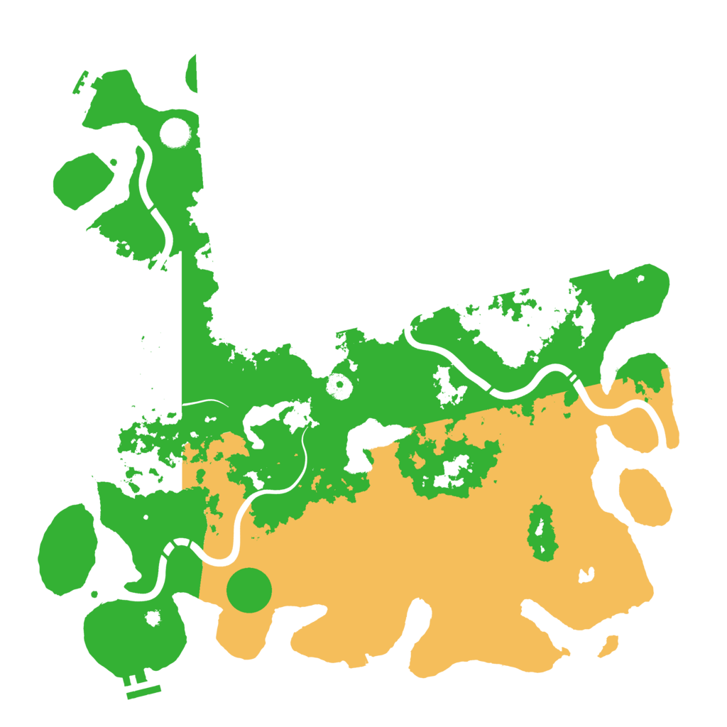 Biome Rust Map: Procedural Map, Size: 4250, Seed: 745666034