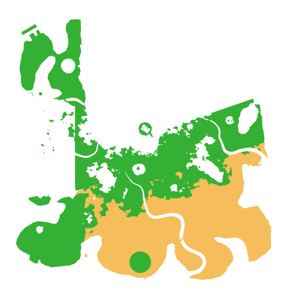 Biome Rust Map: Procedural Map, Size: 3700, Seed: 1389391587