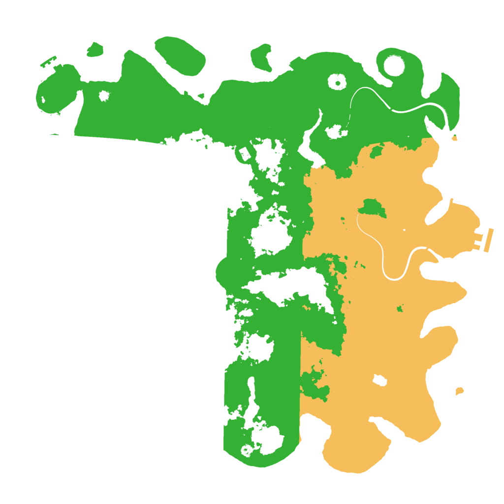 Biome Rust Map: Procedural Map, Size: 4250, Seed: 1133439365