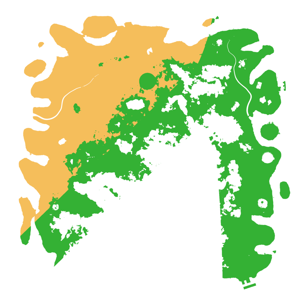 Biome Rust Map: Procedural Map, Size: 4800, Seed: 1387519187