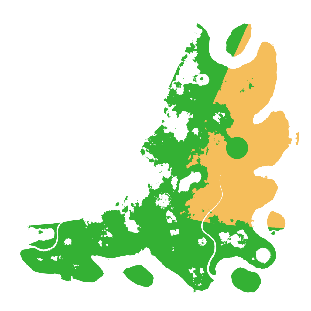 Biome Rust Map: Procedural Map, Size: 3750, Seed: 2134561598