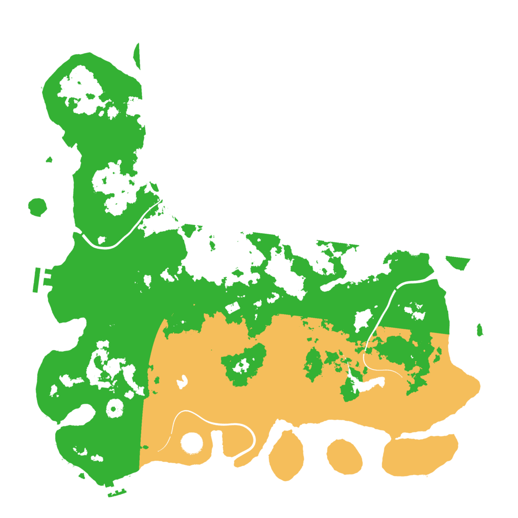 Biome Rust Map: Procedural Map, Size: 4200, Seed: 871515153