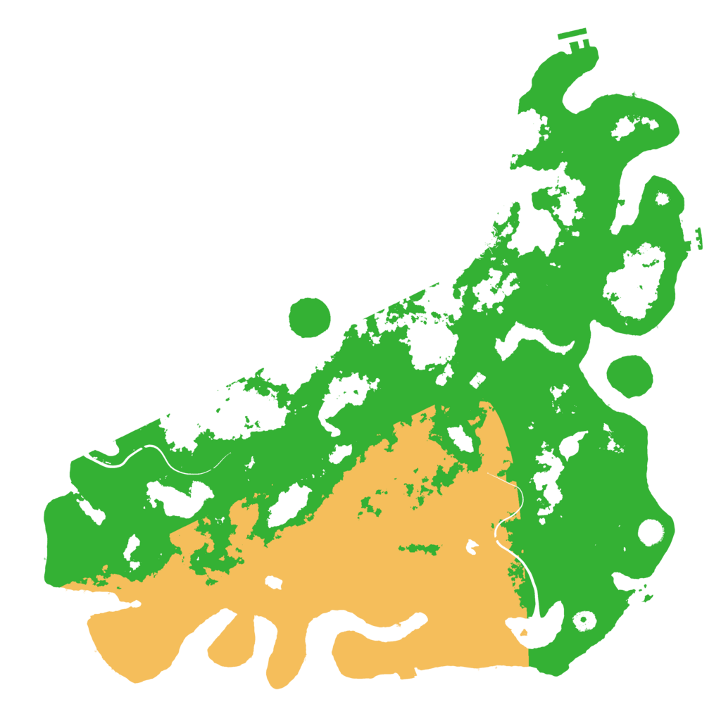 Biome Rust Map: Procedural Map, Size: 5000, Seed: 1949242252