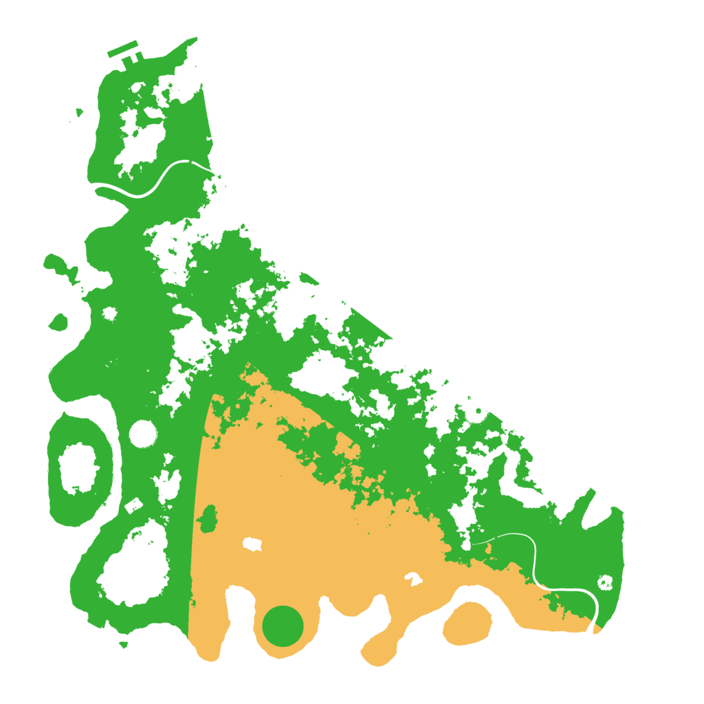 Biome Rust Map: Procedural Map, Size: 4500, Seed: 1052846872