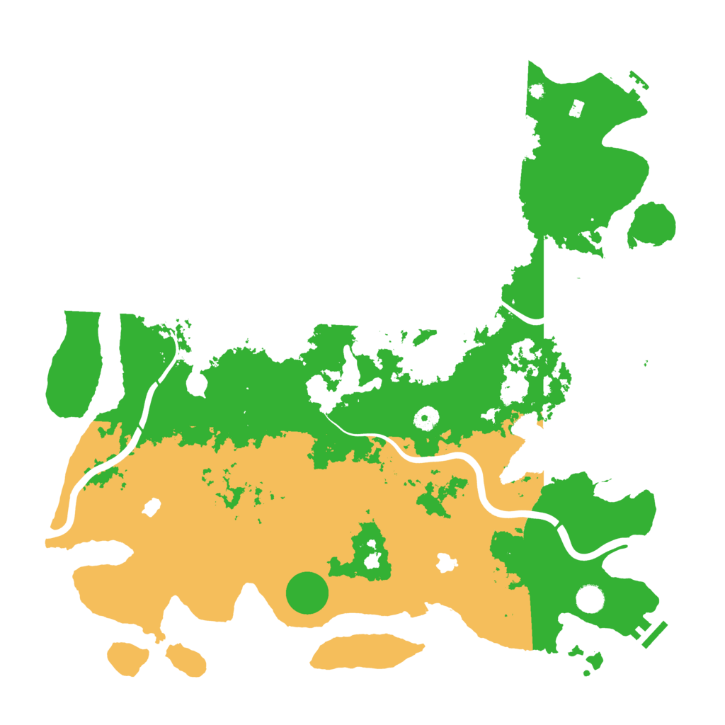 Biome Rust Map: Procedural Map, Size: 4500, Seed: 617397968