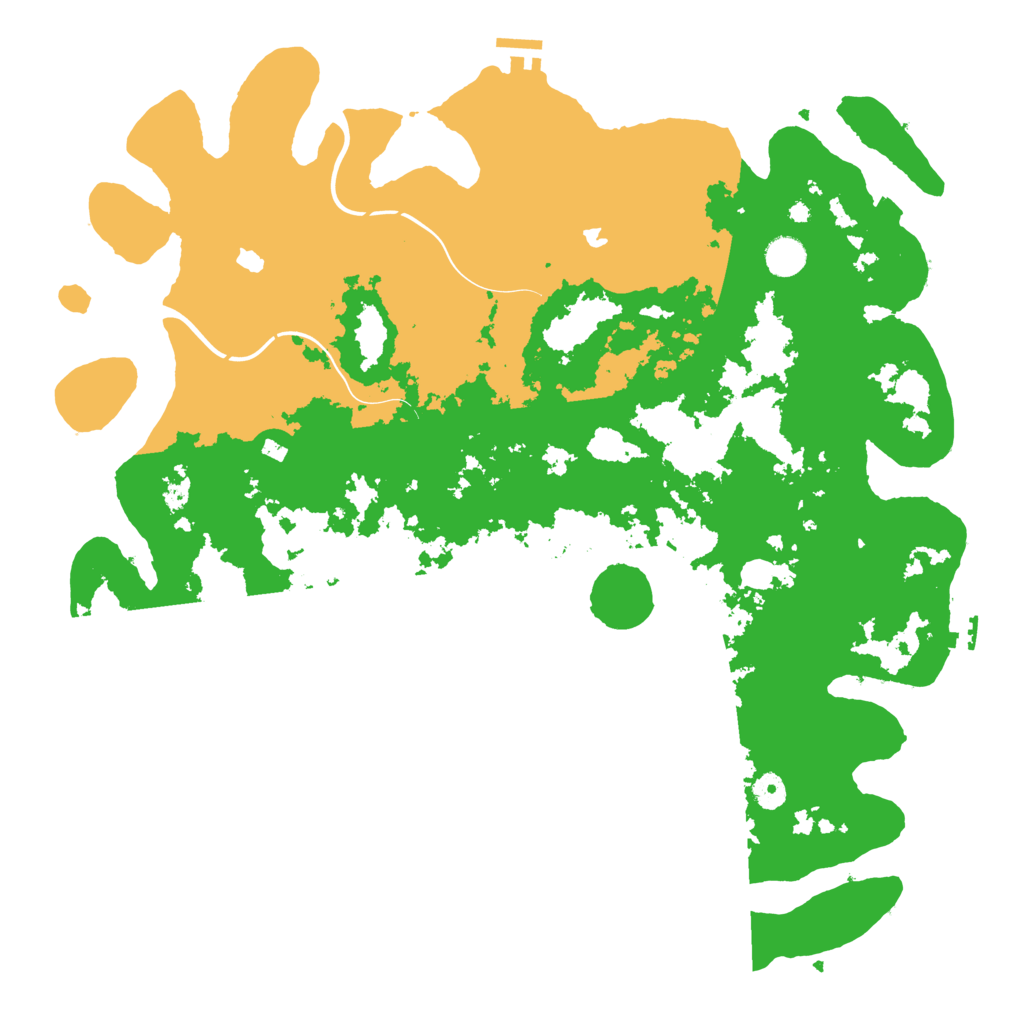 Biome Rust Map: Procedural Map, Size: 4500, Seed: 60775168