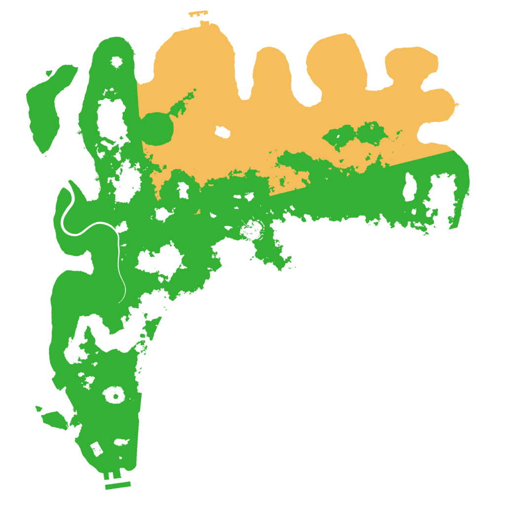 Biome Rust Map: Procedural Map, Size: 4000, Seed: 1500770636
