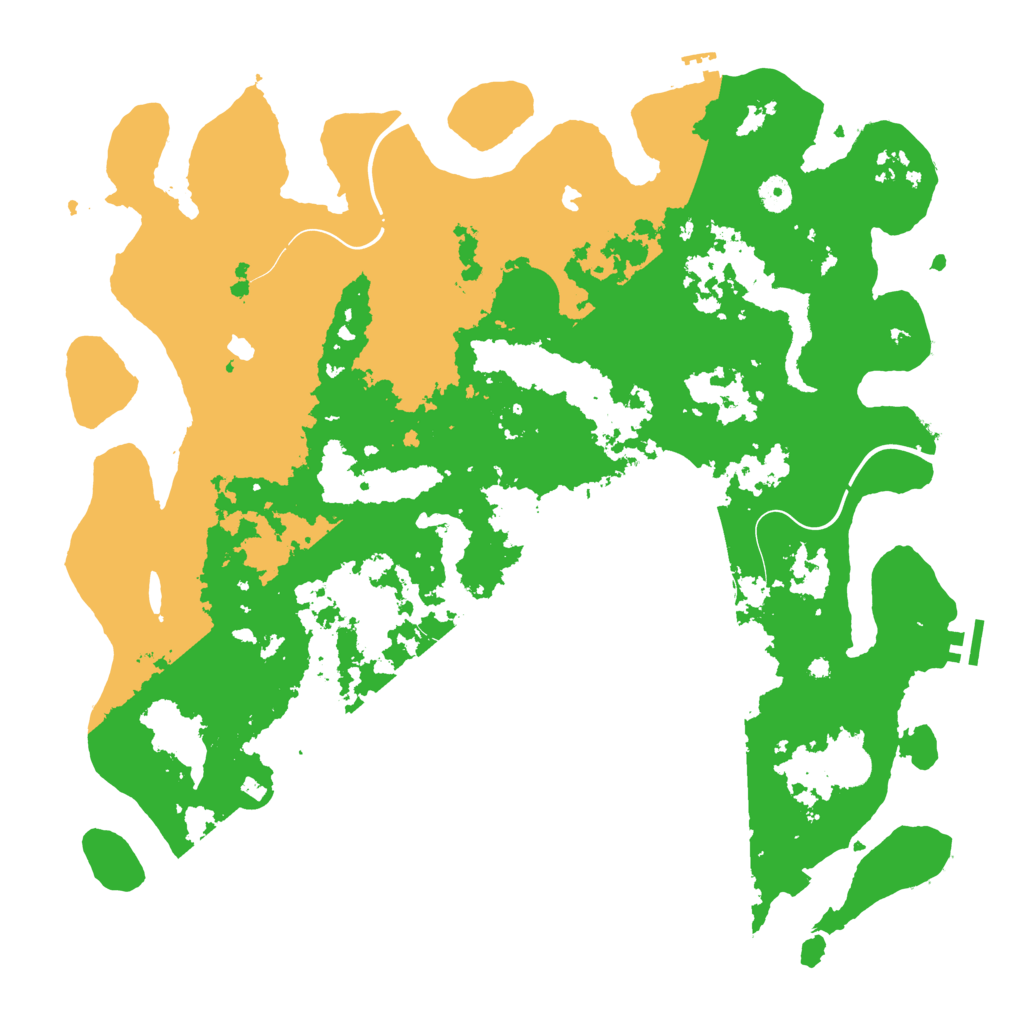 Biome Rust Map: Procedural Map, Size: 4500, Seed: 1530728397