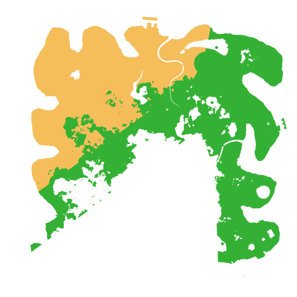 Biome Rust Map: Procedural Map, Size: 4000, Seed: 523637124
