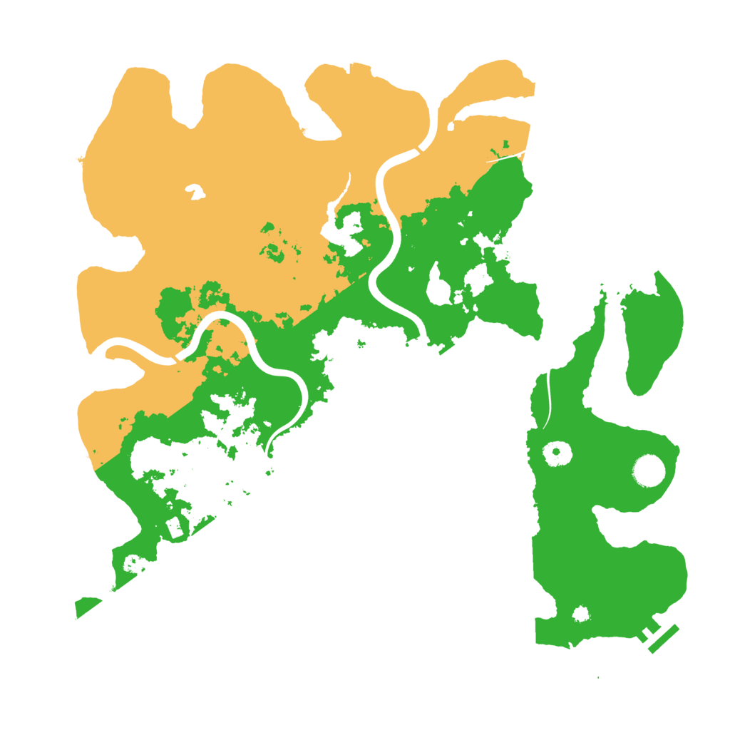 Biome Rust Map: Procedural Map, Size: 4000, Seed: 523637124