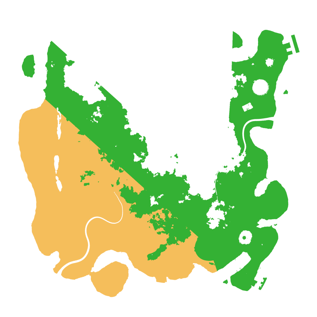 Biome Rust Map: Procedural Map, Size: 3500, Seed: 1612889060