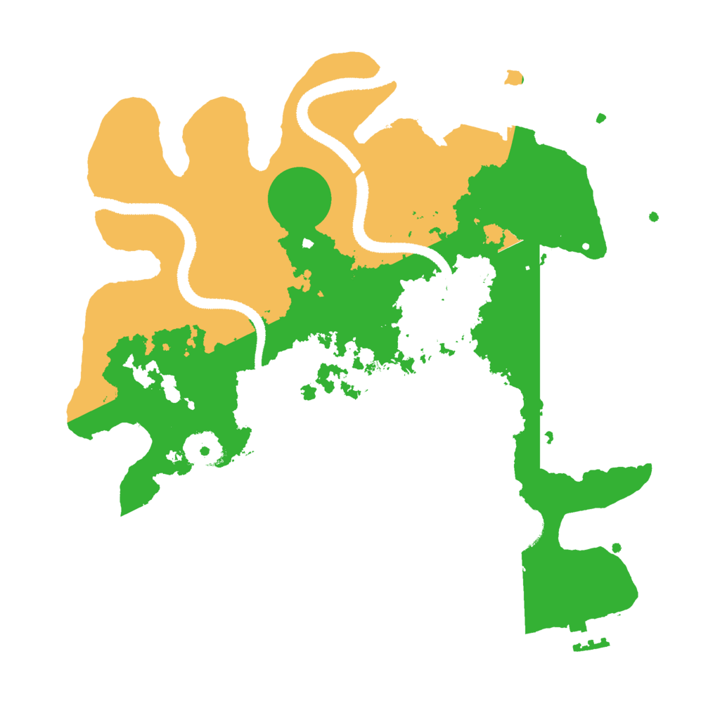 Biome Rust Map: Procedural Map, Size: 3000, Seed: 15005080