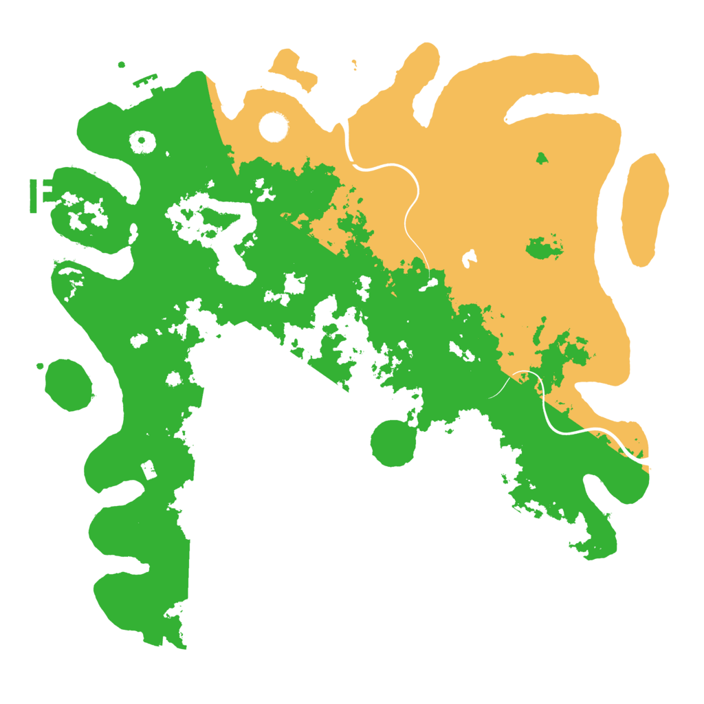 Biome Rust Map: Procedural Map, Size: 4200, Seed: 742961579