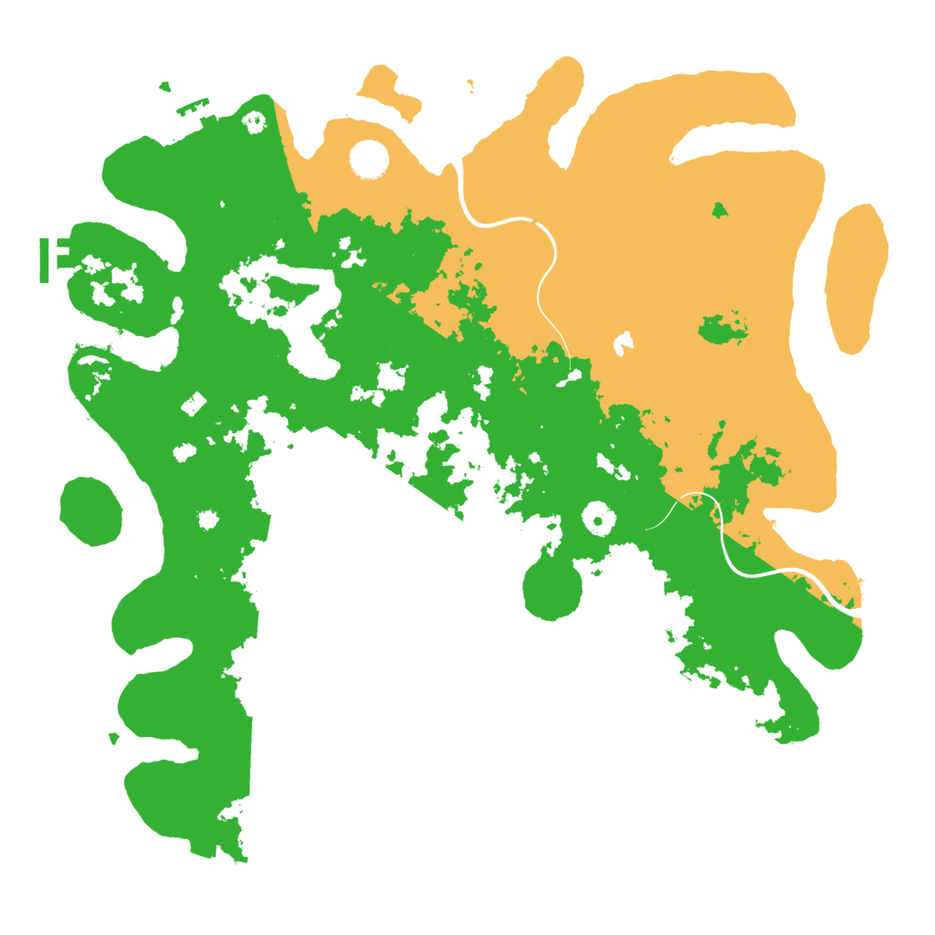 Biome Rust Map: Procedural Map, Size: 4200, Seed: 742961579