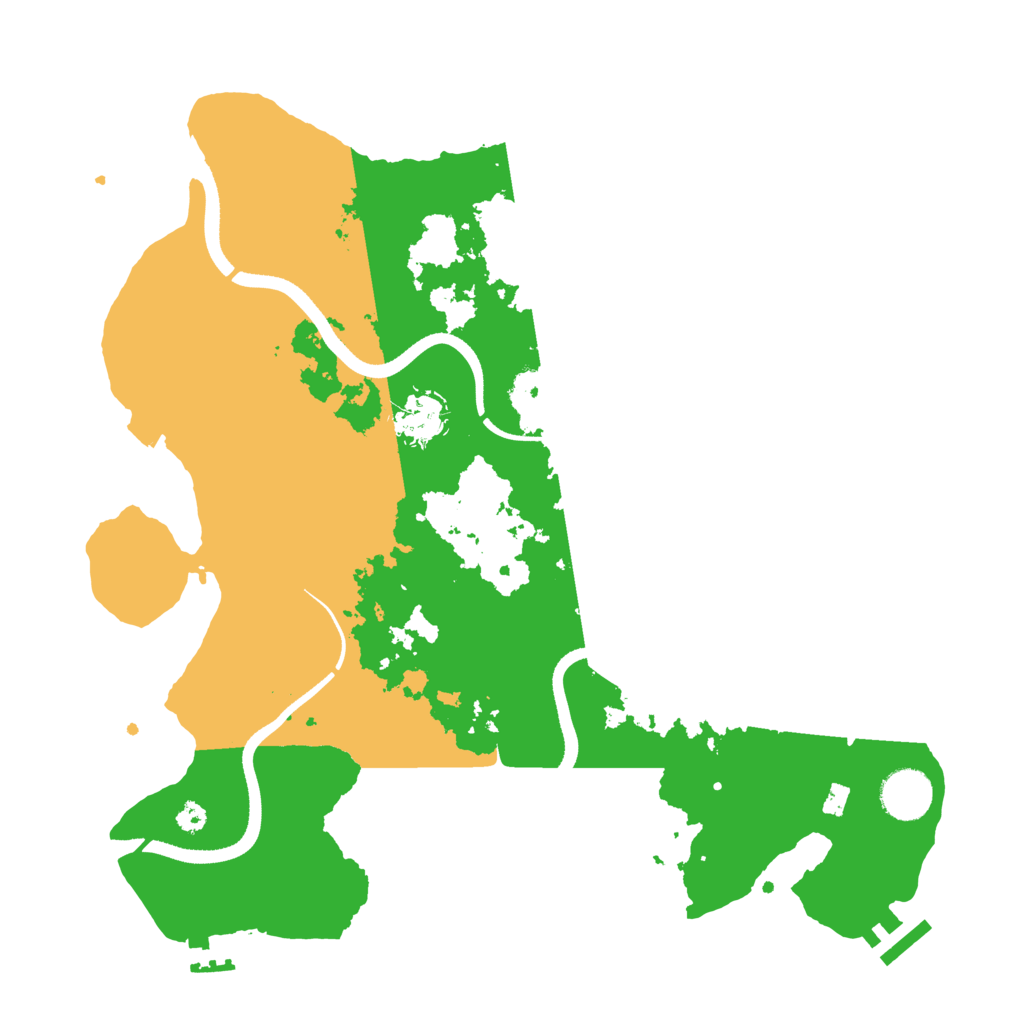 Biome Rust Map: Procedural Map, Size: 3500, Seed: 1513382269