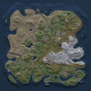 Thumbnail Rust Map: Procedural Map, Size: 4250, Seed: 1465978265, 16 Monuments