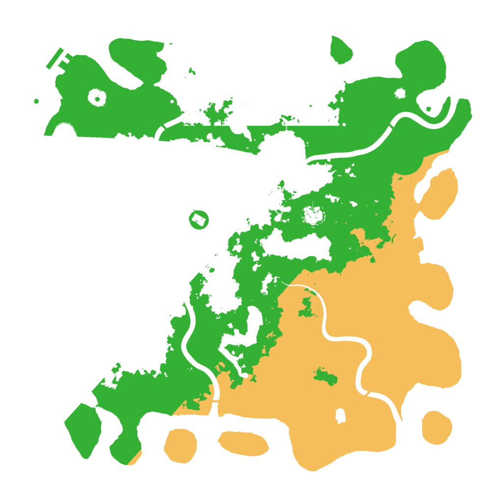 Biome Rust Map: Procedural Map, Size: 4196, Seed: 3486489