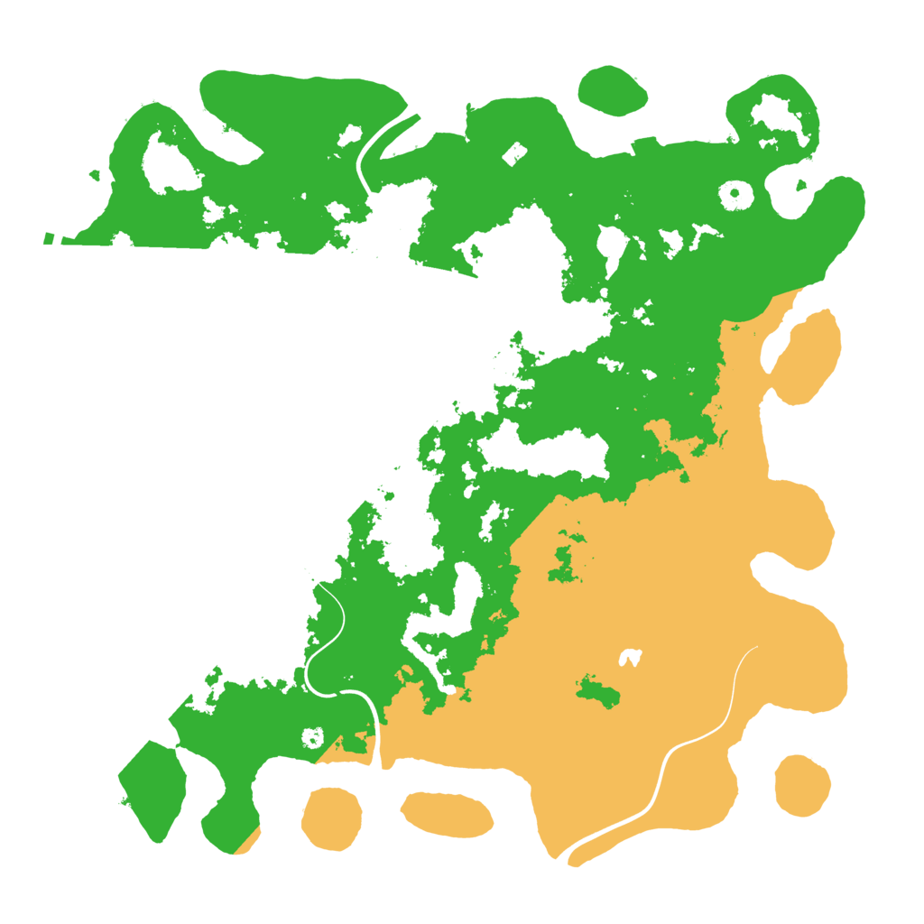 Biome Rust Map: Procedural Map, Size: 4196, Seed: 3486489