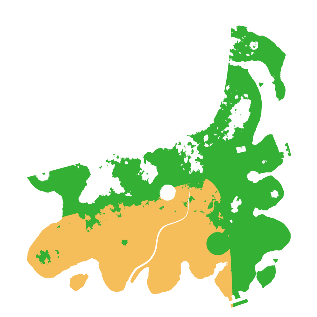 Biome Rust Map: Procedural Map, Size: 3650, Seed: 82733943