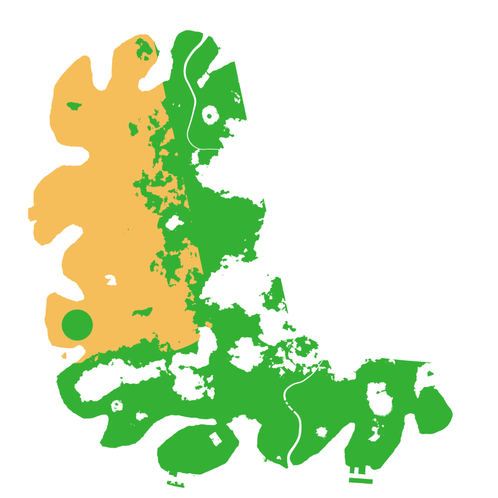Biome Rust Map: Procedural Map, Size: 4250, Seed: 674663