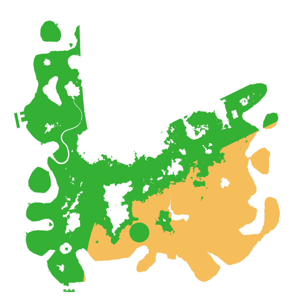 Biome Rust Map: Procedural Map, Size: 4000, Seed: 549502