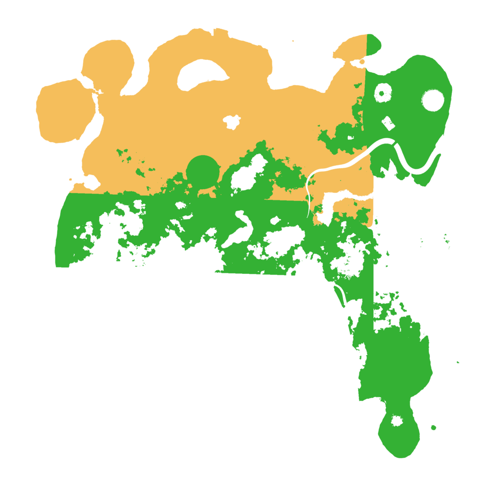 Biome Rust Map: Procedural Map, Size: 4000, Seed: 1233771192