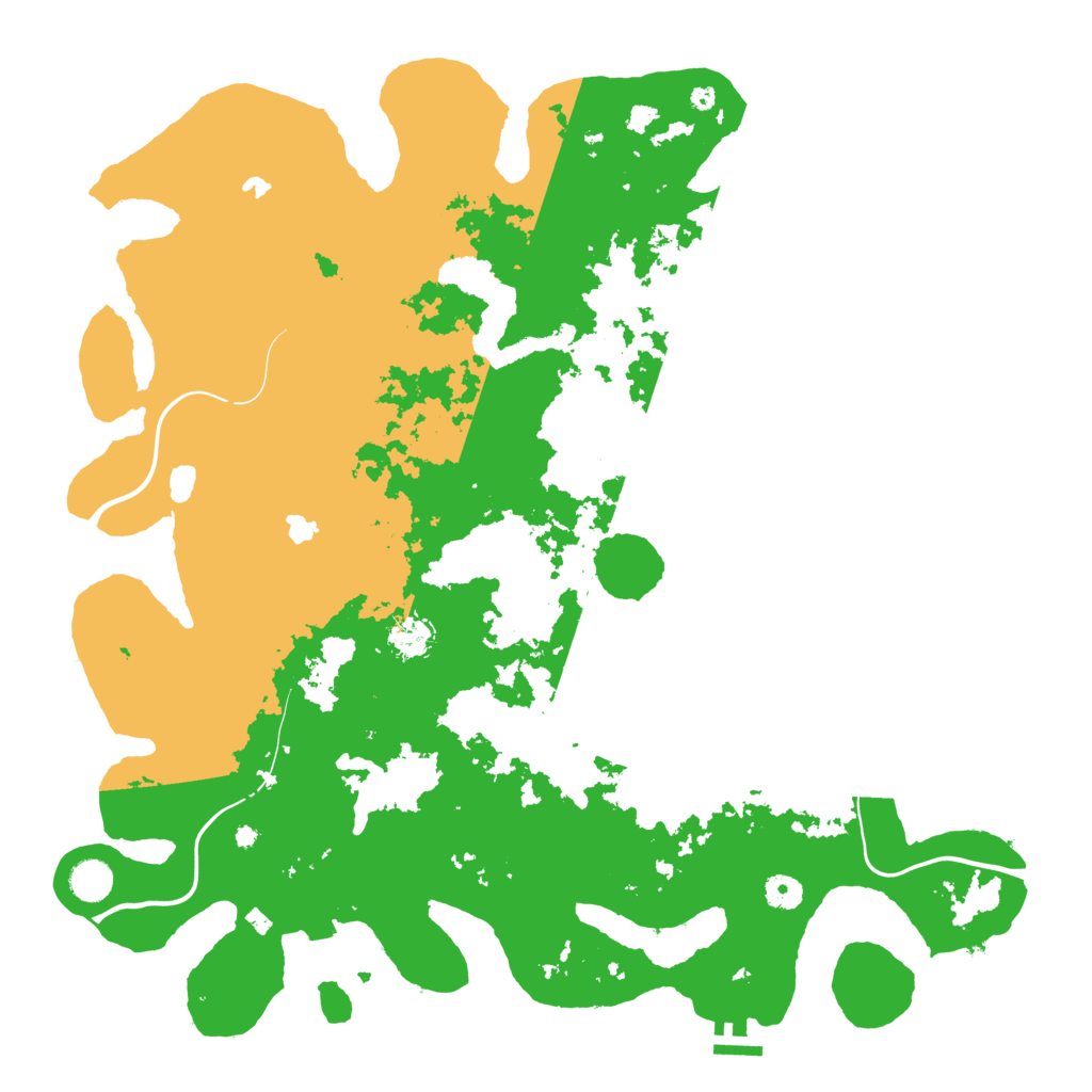 Biome Rust Map: Procedural Map, Size: 4500, Seed: 310280048