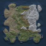 Thumbnail Rust Map: Procedural Map, Size: 3500, Seed: 1275213347, 15 Monuments