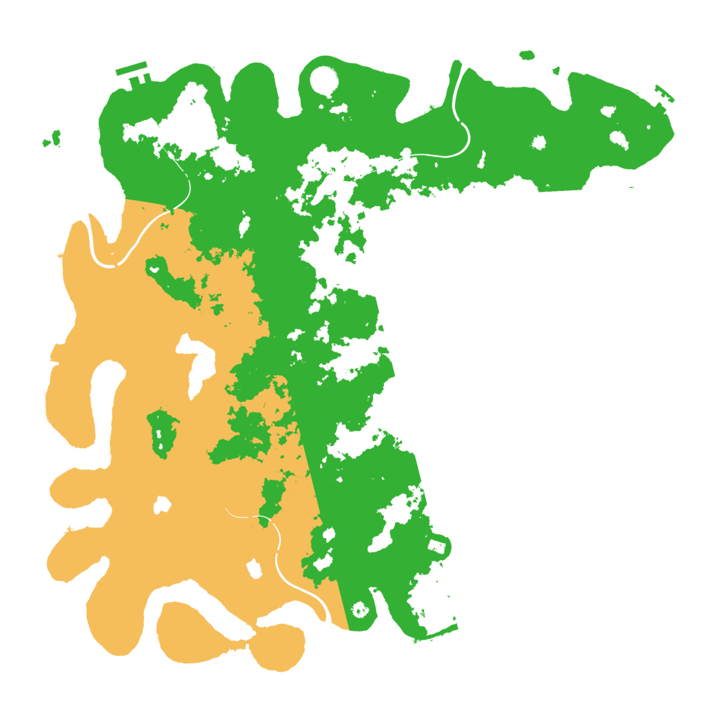 Biome Rust Map: Procedural Map, Size: 4500, Seed: 1459735157