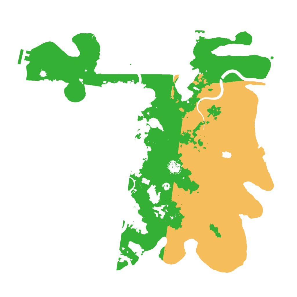Biome Rust Map: Procedural Map, Size: 4000, Seed: 19890106