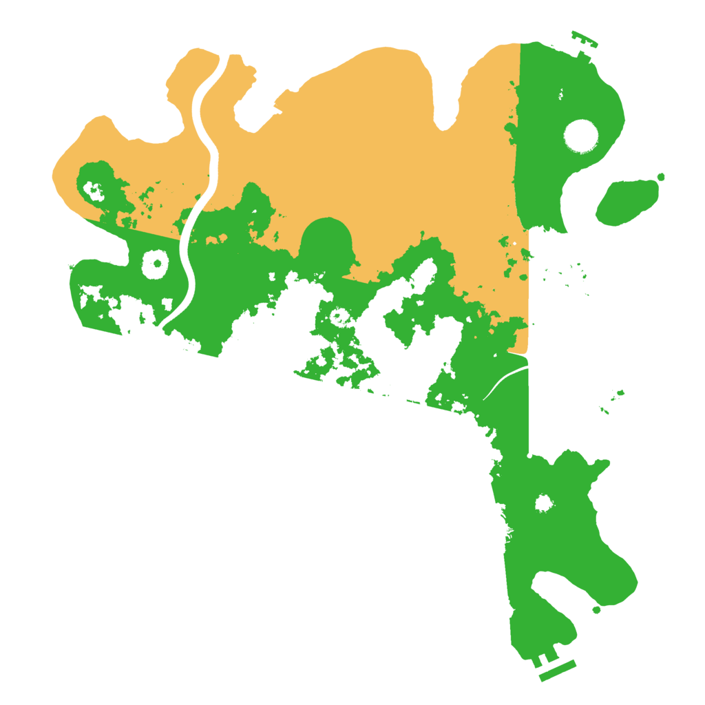Biome Rust Map: Procedural Map, Size: 3700, Seed: 771130470