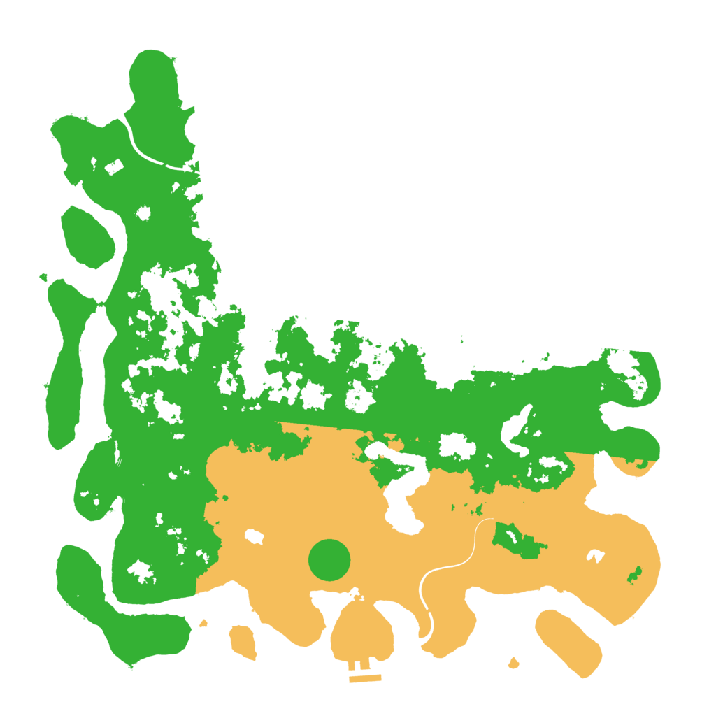 Biome Rust Map: Procedural Map, Size: 4500, Seed: 1663452904