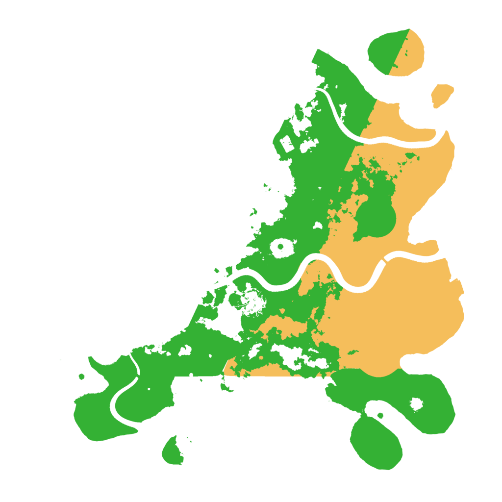 Biome Rust Map: Procedural Map, Size: 3500, Seed: 6368345