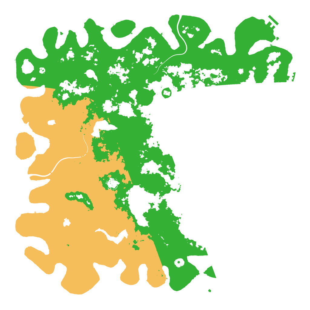 Biome Rust Map: Procedural Map, Size: 5000, Seed: 345798954