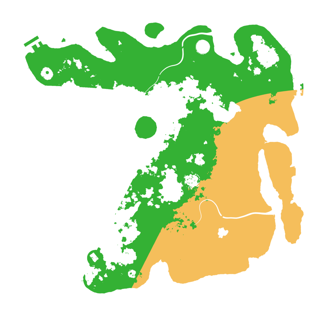 Biome Rust Map: Procedural Map, Size: 4000, Seed: 196706080