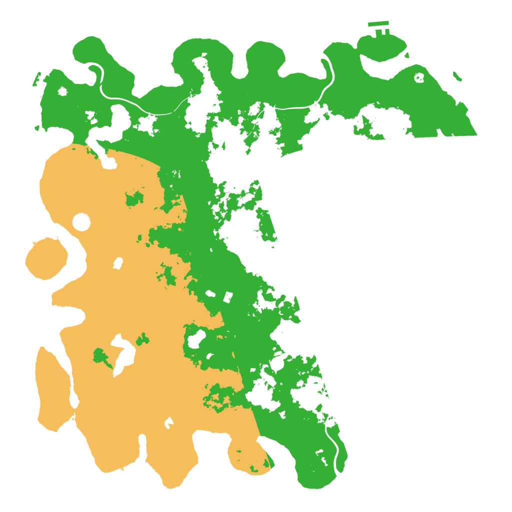 Biome Rust Map: Procedural Map, Size: 5000, Seed: 527407550
