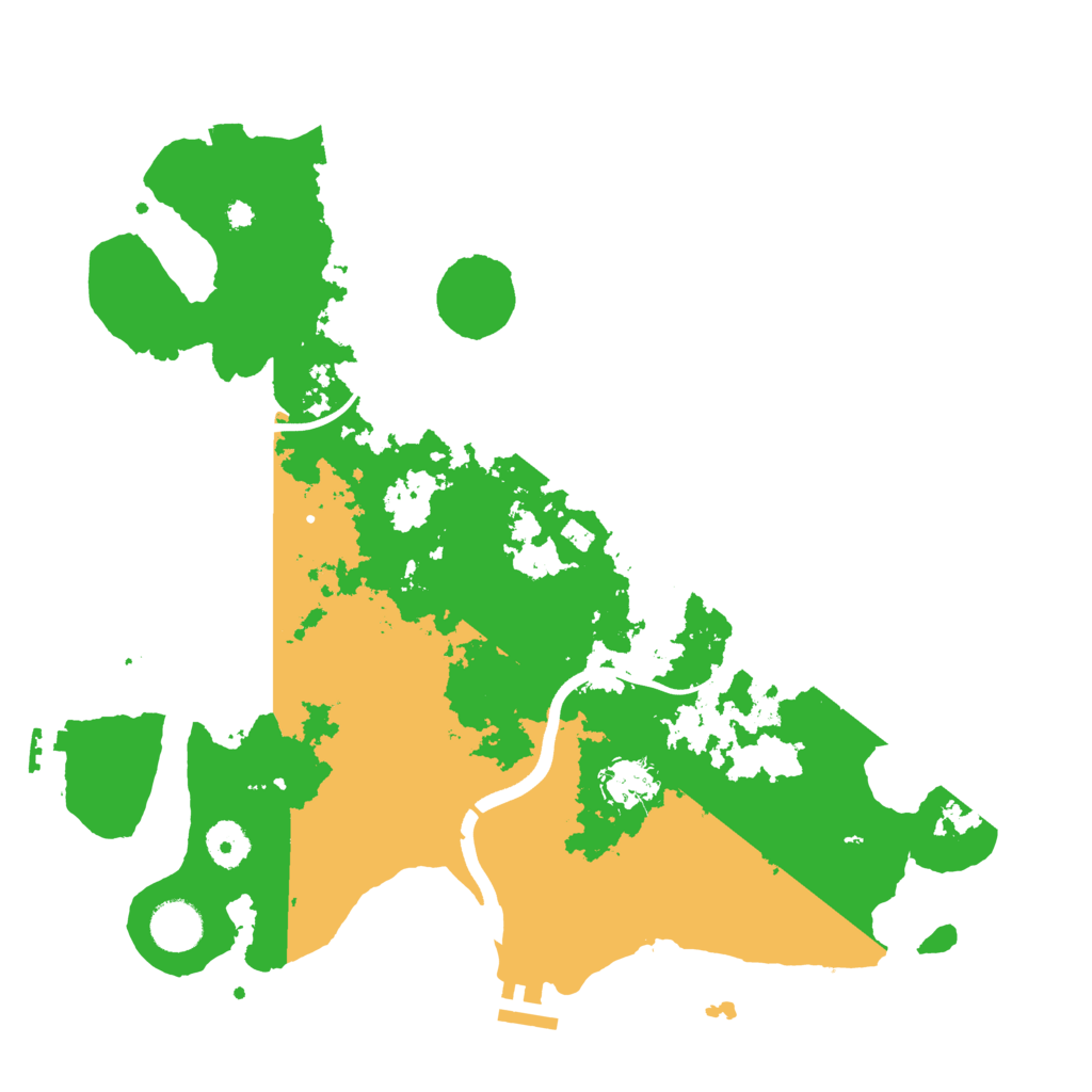 Biome Rust Map: Procedural Map, Size: 3700, Seed: 547
