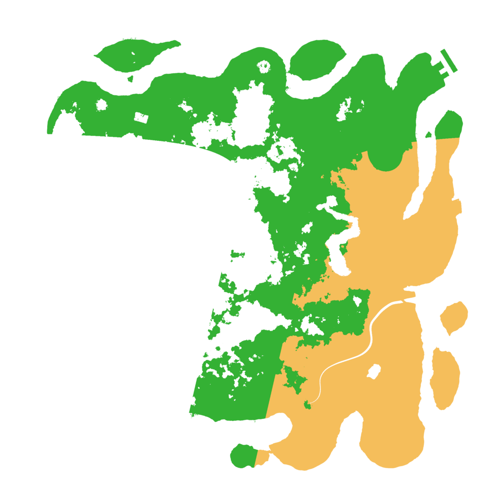 Biome Rust Map: Procedural Map, Size: 4000, Seed: 138005109