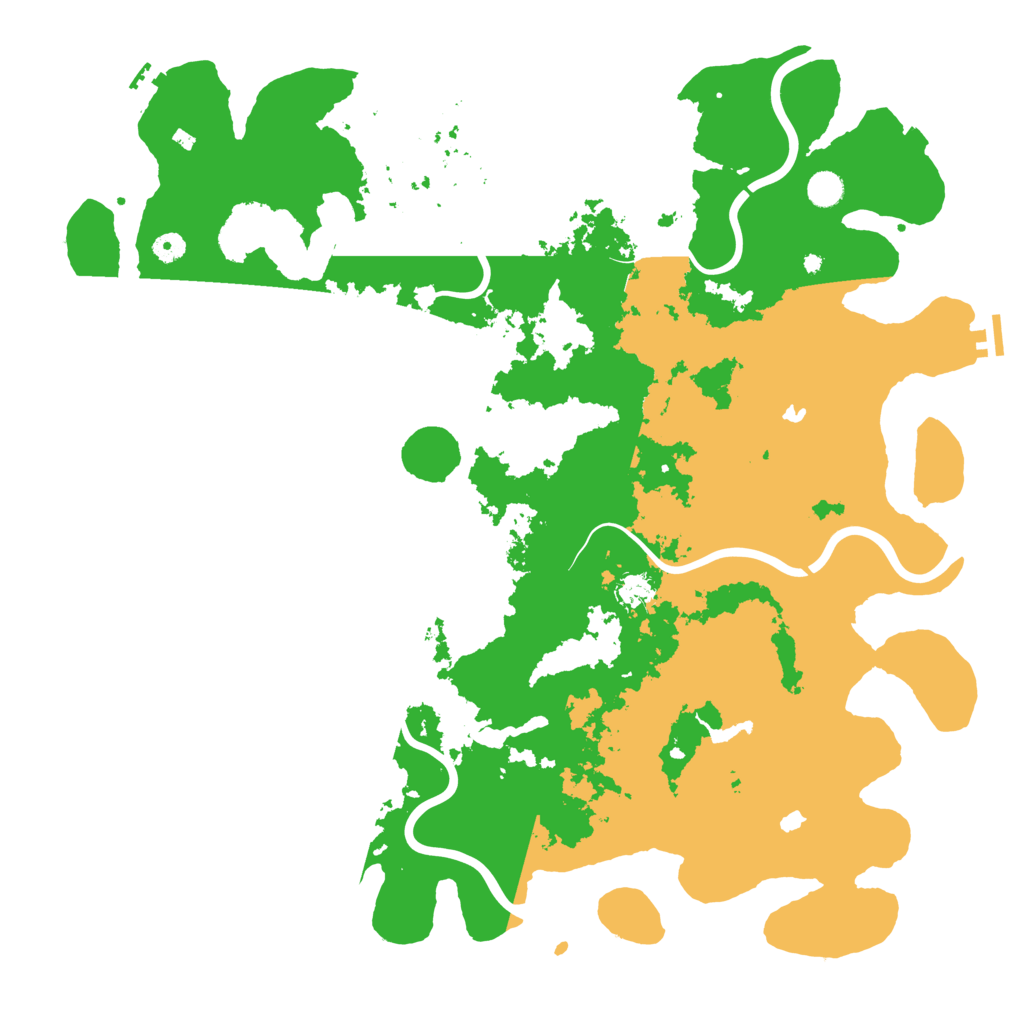 Biome Rust Map: Procedural Map, Size: 5000, Seed: 790746382