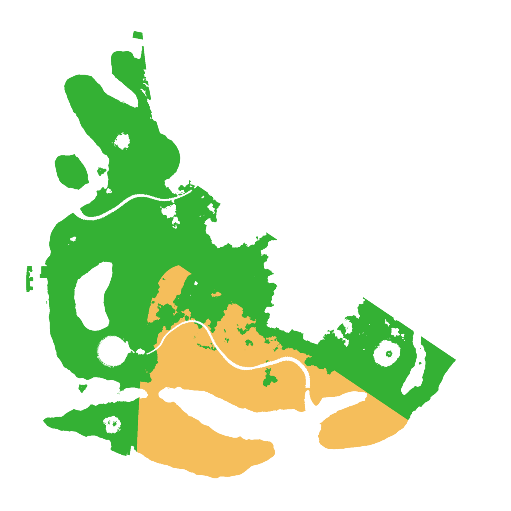 Biome Rust Map: Procedural Map, Size: 3000, Seed: 310188882