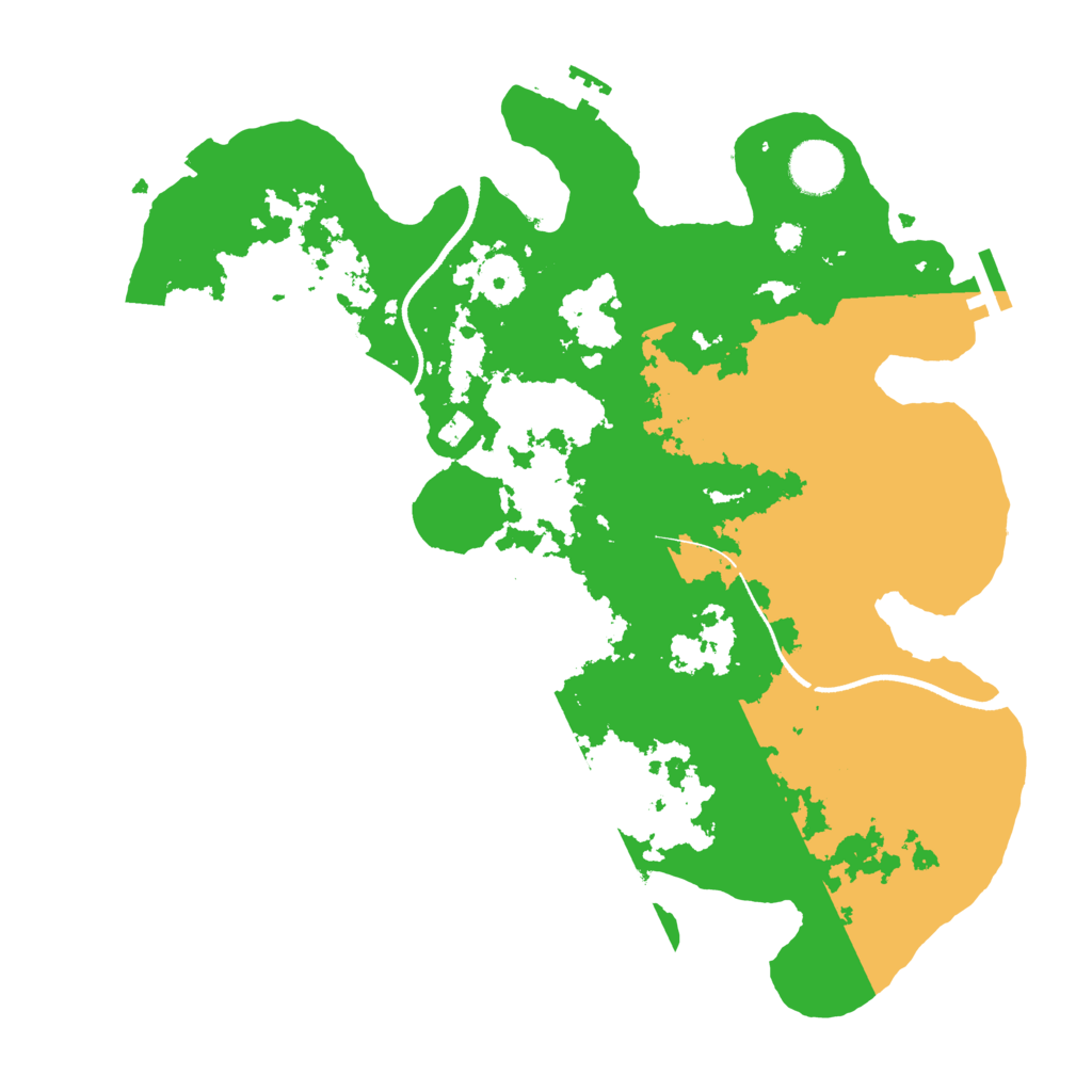 Biome Rust Map: Procedural Map, Size: 3500, Seed: 860518287