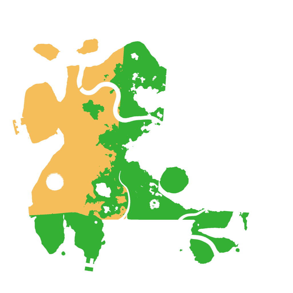 Biome Rust Map: Procedural Map, Size: 3000, Seed: 276628089