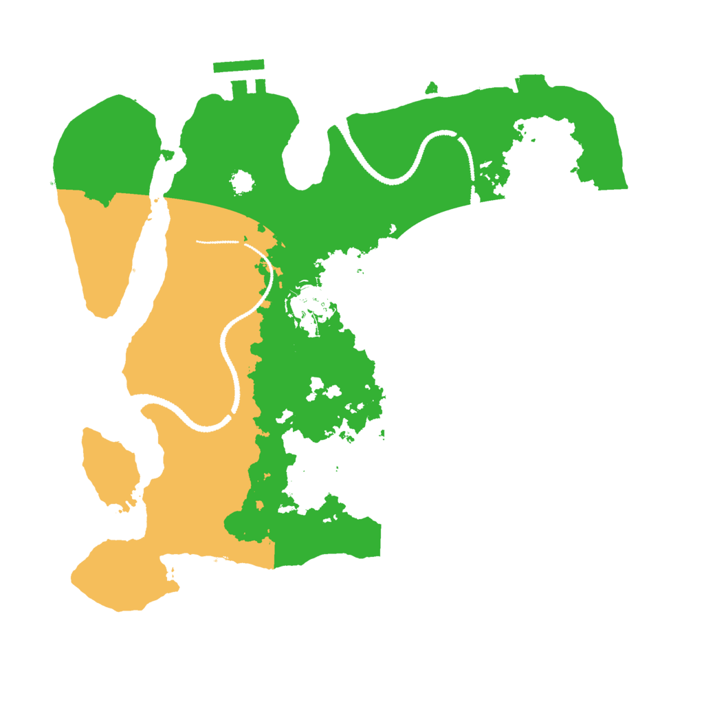 Biome Rust Map: Procedural Map, Size: 2800, Seed: 53749