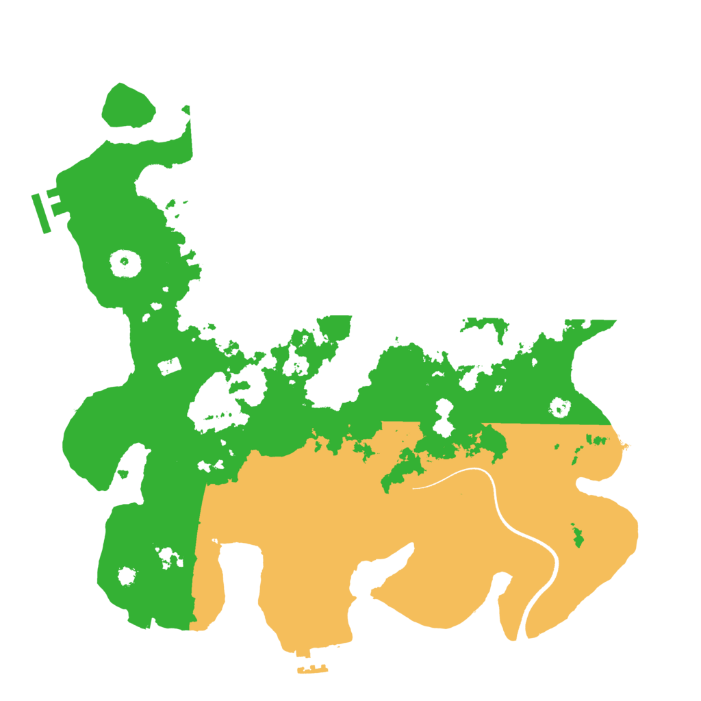 Biome Rust Map: Procedural Map, Size: 3500, Seed: 1164106154