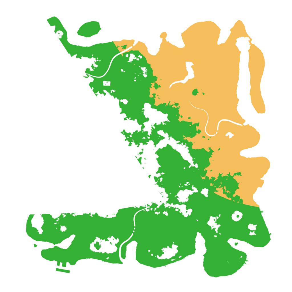 Biome Rust Map: Procedural Map, Size: 4250, Seed: 1461739370